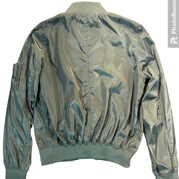 Varga Khaki Green Bomber Jacket Medium - Picture 2 of 8